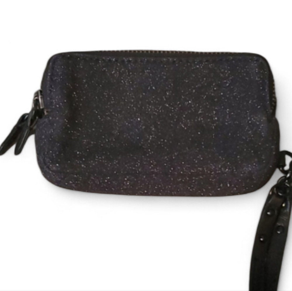 Y2K Juicy Couture Black Stardust Wristlet With Original Box - Picture 6 of 11